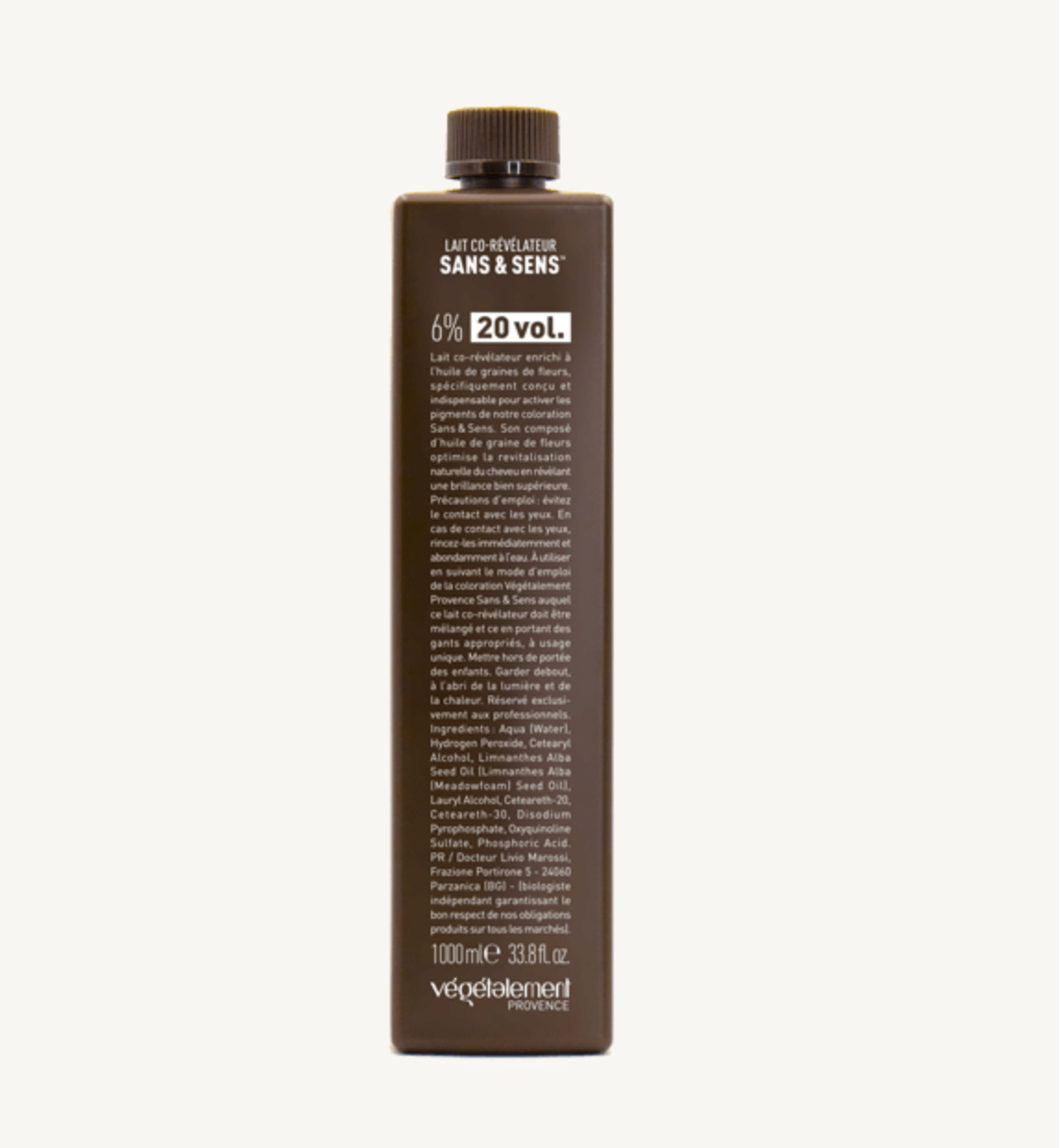 VEGETALEMENT PROVENCE - Lait co-révelateur (oxydant pour couleur)