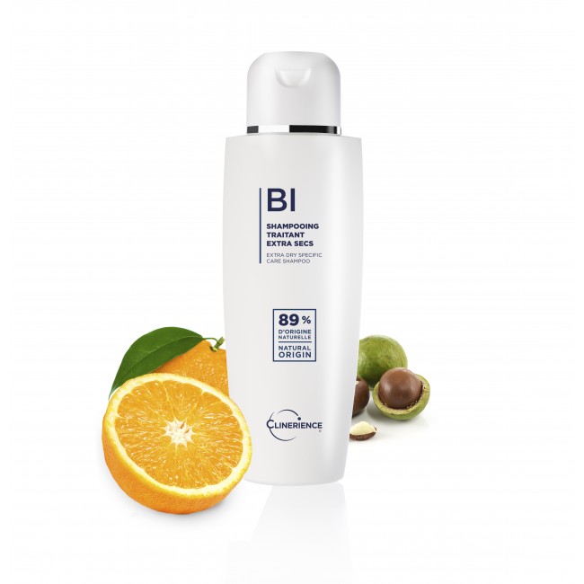 CLINERIENCE - SHAMPOOING TRAITANT CHEVEUX ET CUIRS CHEVELUS EXTRA-SECS - BI