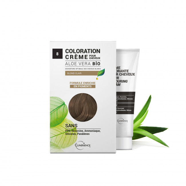 CLINERIENCE - LIGHT BLONDE N°8 ORGANIC ALOE VERA COLOR