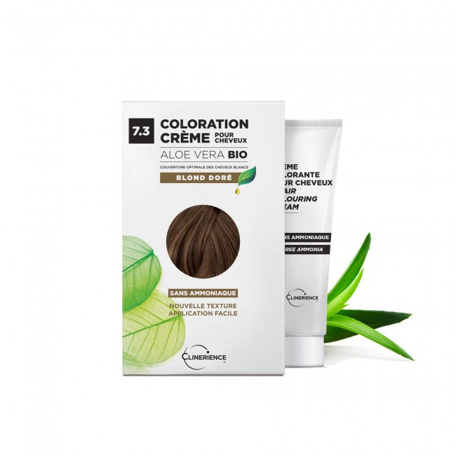 CLINERIENCE - GOLDEN BLONDE N°7.3 ORGANIC ALOE VERA HAIR COLOR