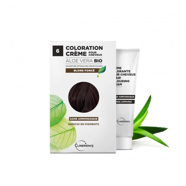 CLINERIENCE - DARK BLONDE N°6 ORGANIC ALOE VERA HAIR COLOR