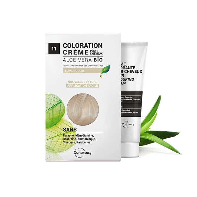 CLINERIENCE - POLAR BLOND N°11 ORGANIC ALOE VERA COLOR