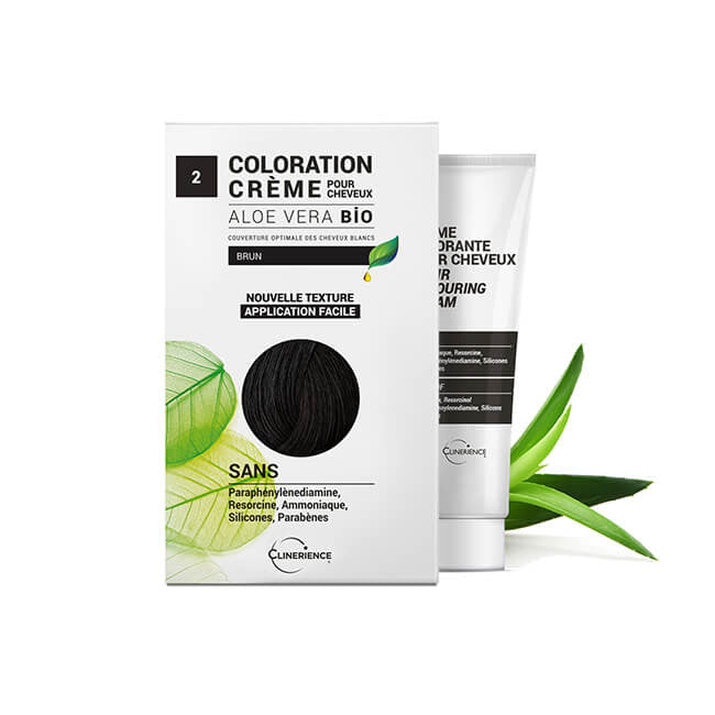 CLINERIENCE - BROWN N°2 ORGANIC ALOE VERA COLOR