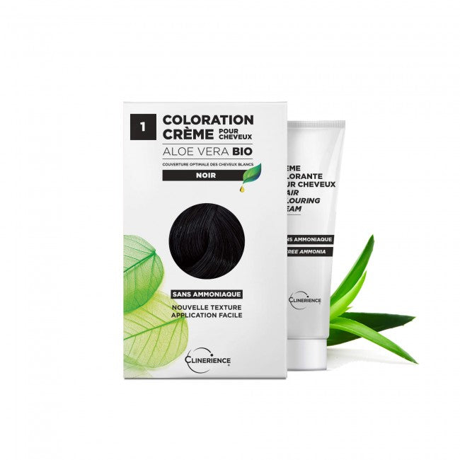 CLINERIENCE - BLACK N°1 ORGANIC ALOE VERA HAIR COLOR